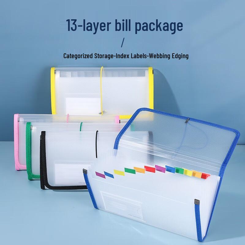 B6 13-Pocket PP Document Organizer Pouch 2-Pack
B6 13-Pocket PP Document Organizer Pouch 2-Pack