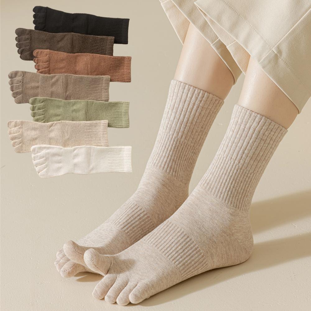 5 Pairs/lot Women Five Fingers Socks 100% Cotton Solid Colour Ladies Split Toe Sports Socks Spring Autumn Harajuku Toe Socks EU35-42
5 Pairs/lot Women Five Fingers Socks 100% Cotton Solid Colour Ladies Split Toe Sports Socks Spring Autumn Harajuku Toe Socks EU35-42