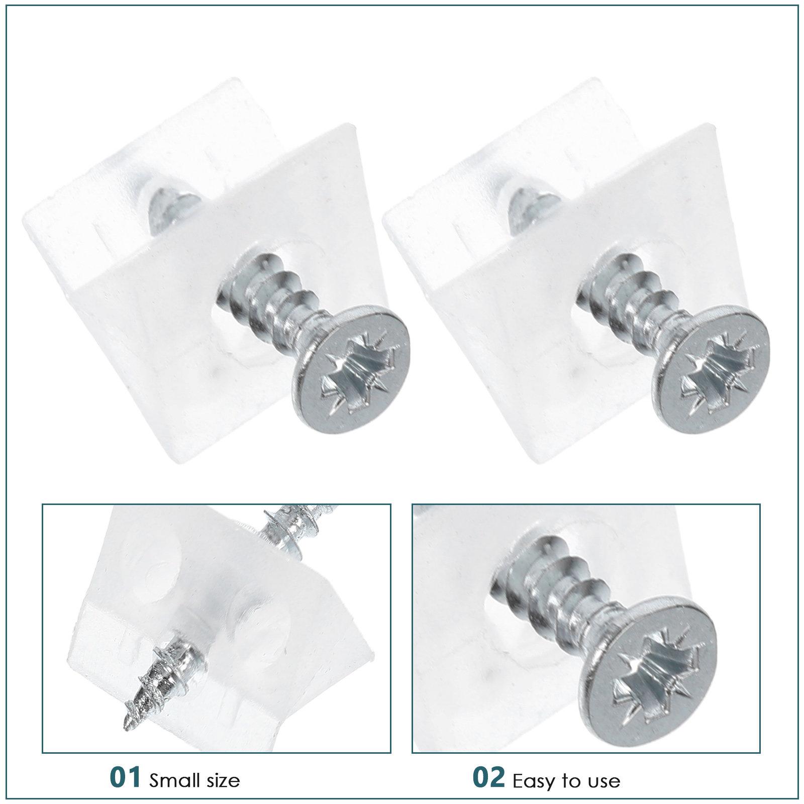50Pcs Plastic Corner Brace Wedges Drawer Bottom Bracket Furniture Reinforcement Support Cabinet Bottom Wedge Drawer Mending 1.4X1.4X1.1CM
50Pcs Plastic Corner Brace Wedges Drawer Bottom Bracket Furniture Reinforcement Support Cabinet Bottom Wedge Drawer Mending 1.4X1.4X1.1CM