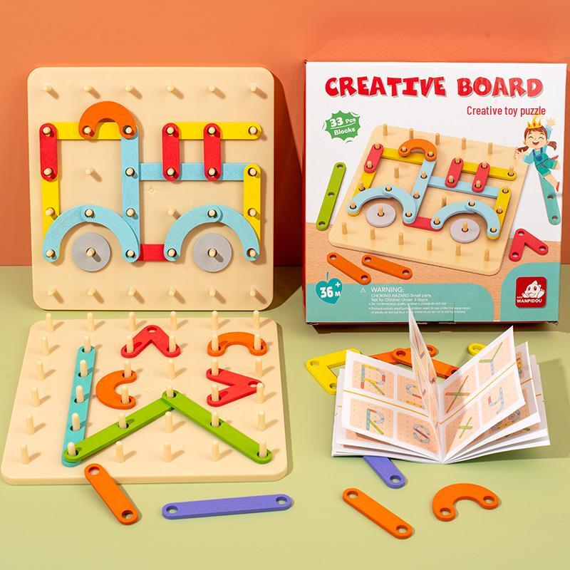 Montessori Wooden Puzzle: Creative Educational Toy for Children’s Logical Thinking and Versatile Building.
Montessori Wooden Puzzle: Creative Educational Toy for Children’s Logical Thinking and Versatile Building.