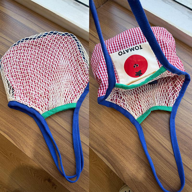 Spring New Fashion Mesh Tote Bag for Women, Reversible Plaid Shoulder Bag, Large Capacity Hollow Beach Handbag KTB червоний
Spring New Fashion Mesh Tote Bag for Women, Reversible Plaid Shoulder Bag, Large Capacity Hollow Beach Handbag KTB червоний