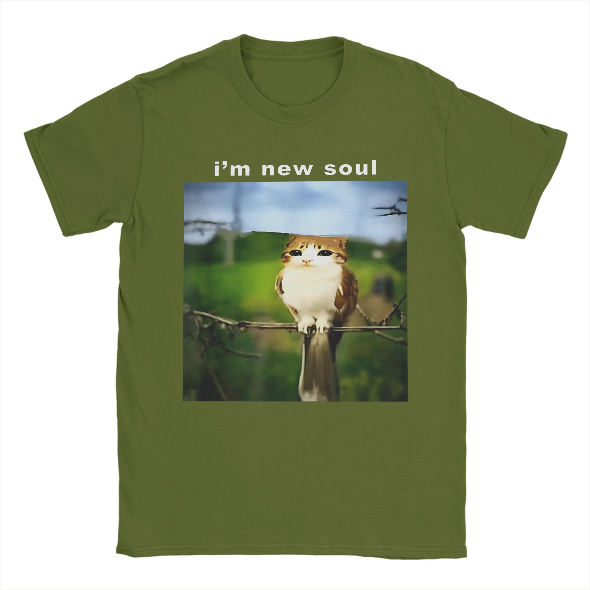 I m New Soul Meowl Brainrot Men T Shirt Cat Owl Amazing Tees Short Sleeve Round Collar T-Shirt Pure Cotton Plus Size Clothing 4XL
I m New Soul Meowl Brainrot Men T Shirt Cat Owl Amazing Tees Short Sleeve Round Collar T-Shirt Pure Cotton Plus Size Clothing 4XL