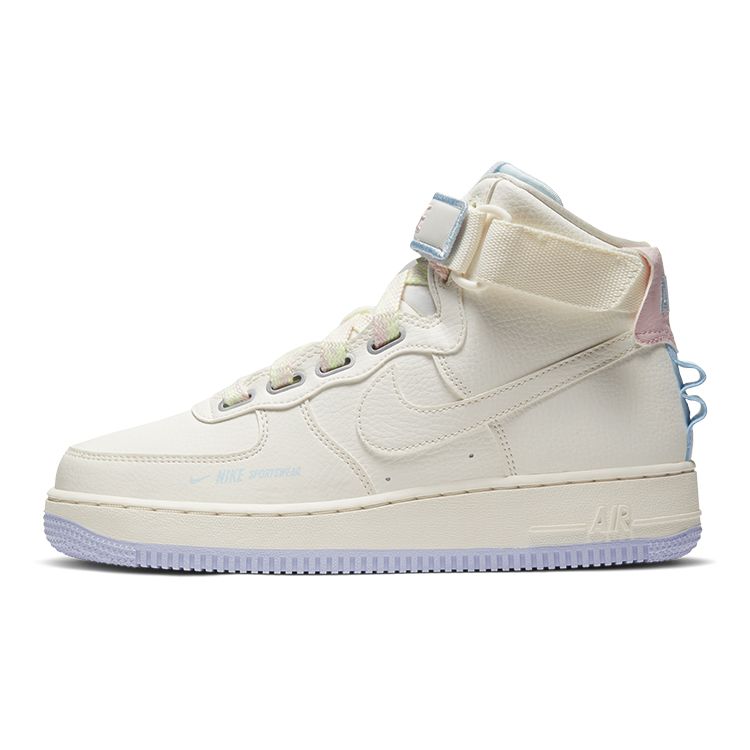 Nike Air Force 1 High Utility Force - женские кроссовки с парусом кремово-лавандового цвета CQ4810-111
Nike Air Force 1 High Utility Force - женские кроссовки с парусом кремово-лавандового цвета CQ4810-111