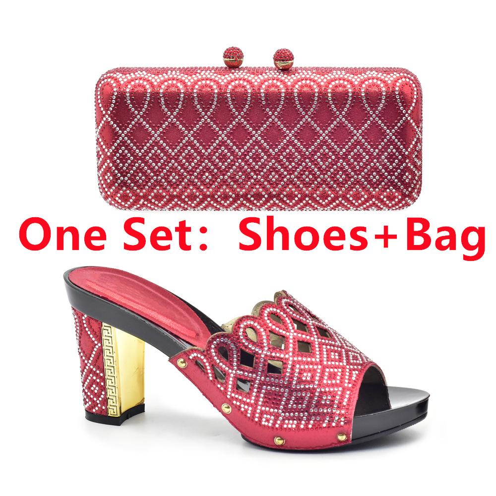 Banquet party round head hot diamond high-heeled sandals with the same clutch bag, party shoe bag set 43
Banquet party round head hot diamond high-heeled sandals with the same clutch bag, party shoe bag set 43