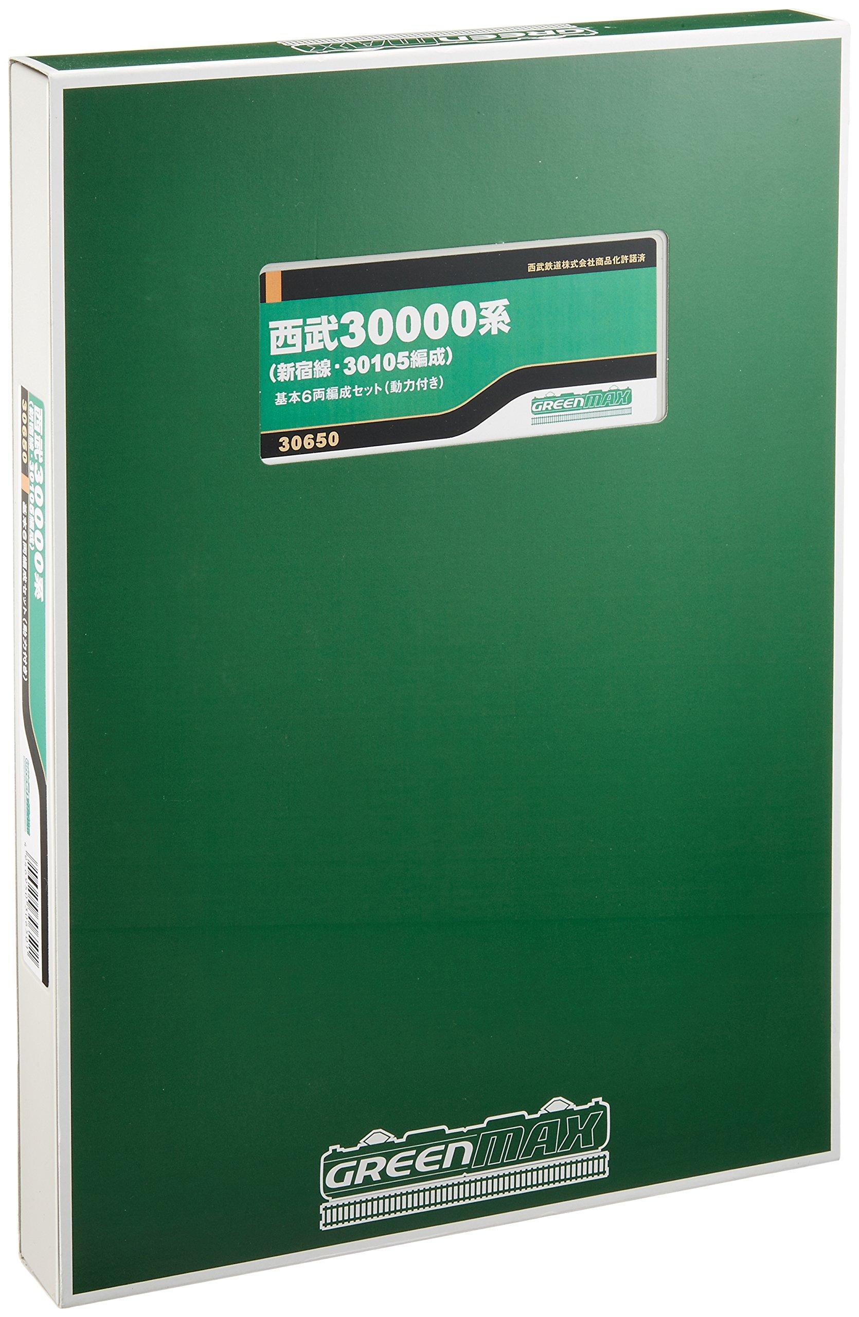 Green Max N Gauge Seibu 30000 Series Shinjuku Line 30105 формирование Базовый набор формирования с мощностью 30650 / 6-вагонный
Green Max N Gauge Seibu 30000 Series Shinjuku Line 30105 формирование Базовый набор формирования с мощностью 30650 / 6-вагонный