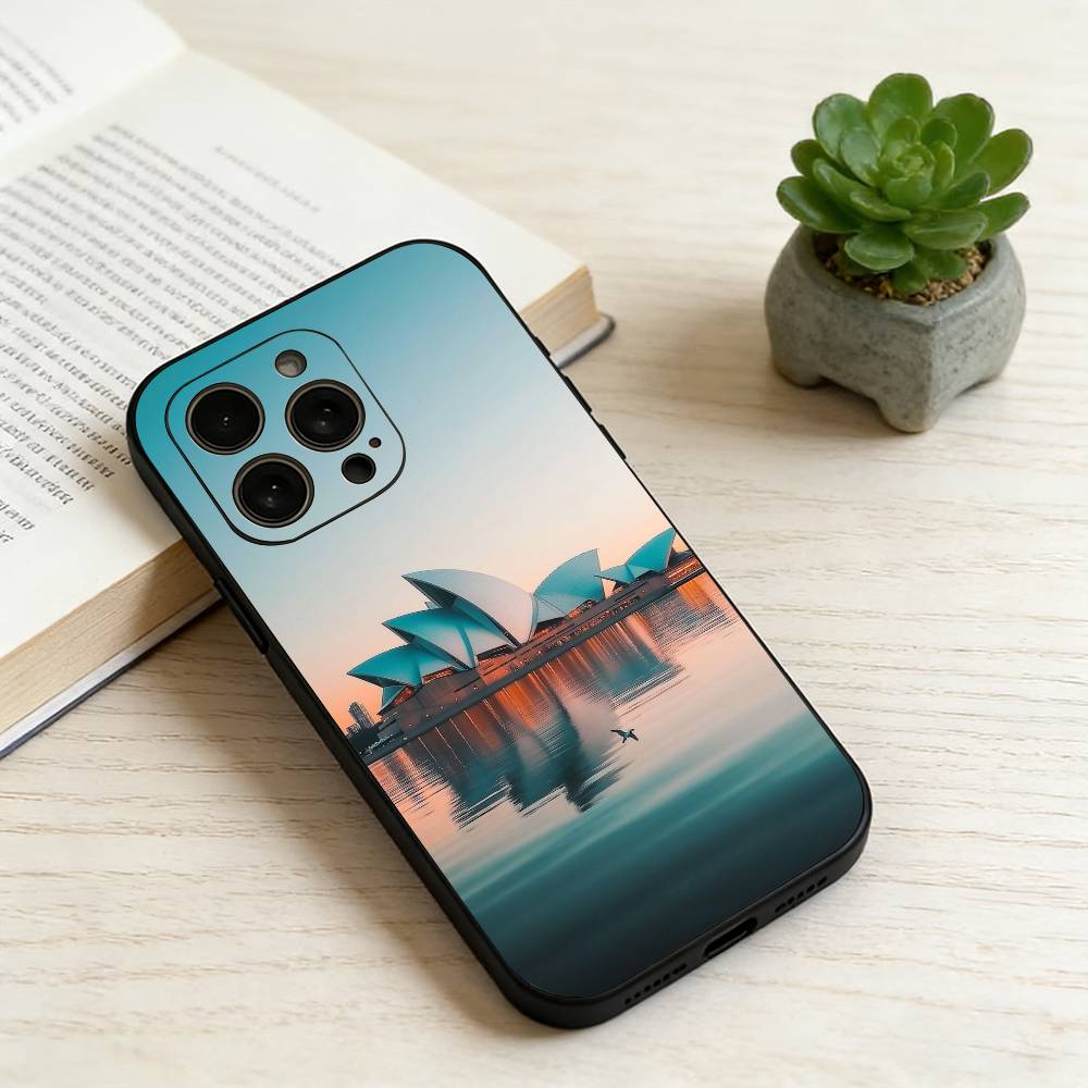 Sydney Opera House Phone Case For iPhone 17,16,15,14,13,12,11 Plus,Pro Max,XS,Soft Silicone Black Cover iPhone13
Sydney Opera House Phone Case For iPhone 17,16,15,14,13,12,11 Plus,Pro Max,XS,Soft Silicone Black Cover iPhone13