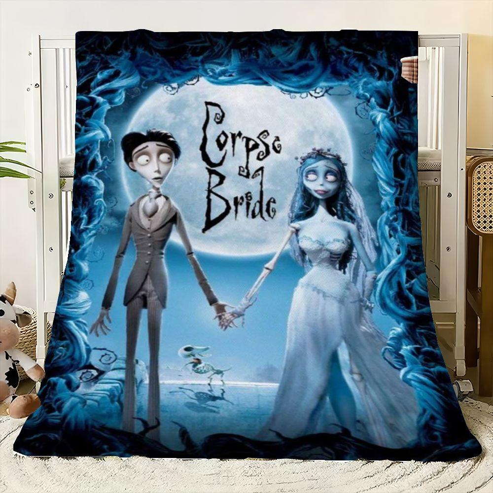 Corpse Bride Artistic Throw Blanket - Dark Whimsical Design Featuring Eerie Skeleton Couple Under Full Moon - Soft, Cozy, and Wa 75x90cm
Corpse Bride Artistic Throw Blanket - Dark Whimsical Design Featuring Eerie Skeleton Couple Under Full Moon - Soft, Cozy, and Wa 75x90cm