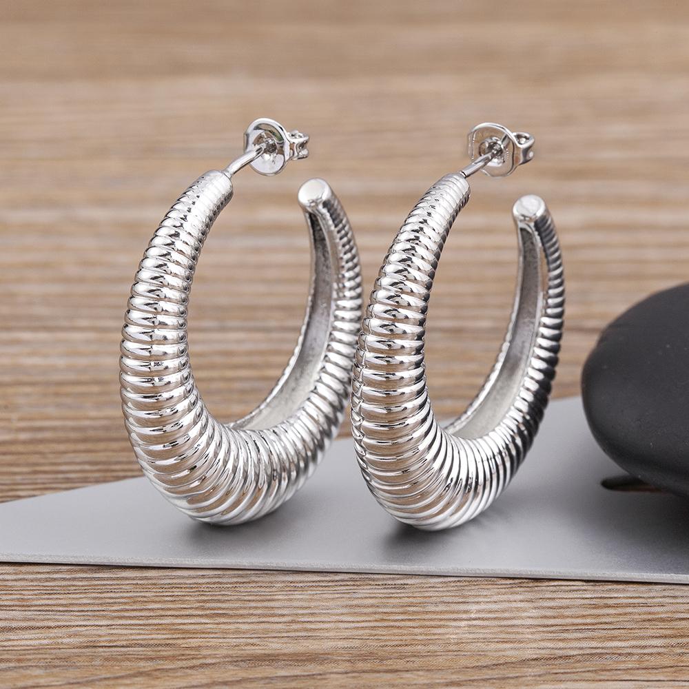 Nidin Top Quality 2 Colors Geometric Crescent Shape Adjustable Earrings Cubic Zirconia Women Retro Jewelry Classic Party Gift срібний
Nidin Top Quality 2 Colors Geometric Crescent Shape Adjustable Earrings Cubic Zirconia Women Retro Jewelry Classic Party Gift срібний