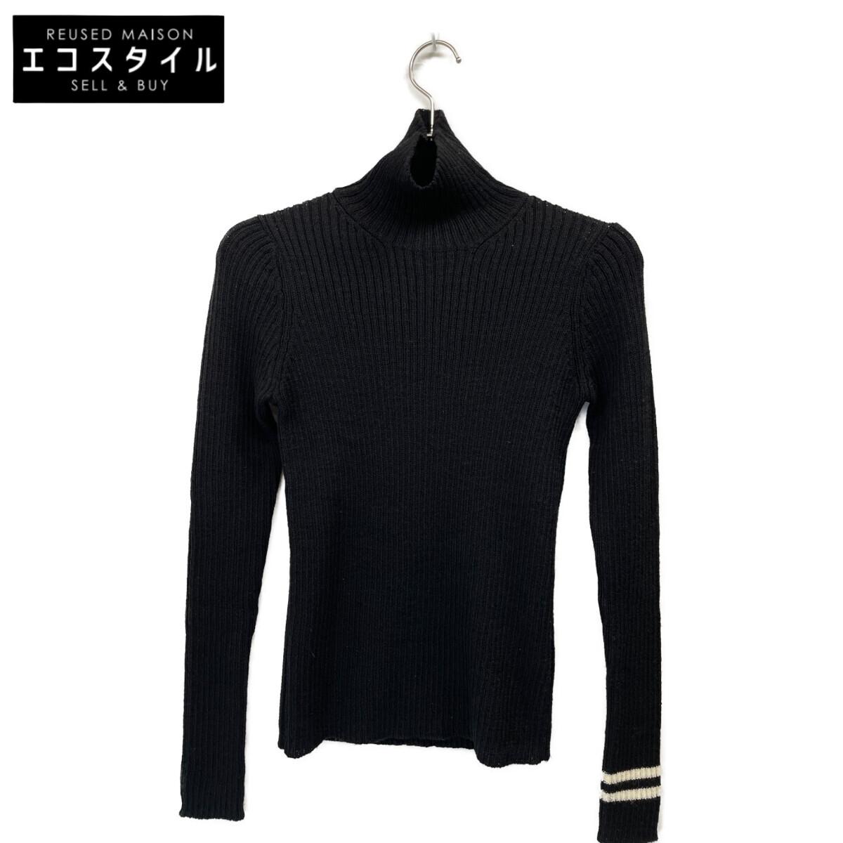 Y s YV-K25-187 Black Line Turtleneck Knit tops 2 blackUsed
Y s YV-K25-187 Black Line Turtleneck Knit tops 2 blackUsed