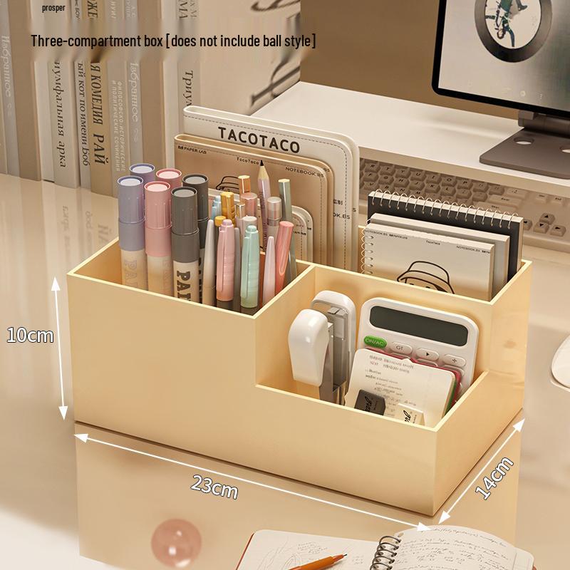 Dopamine Desktop Stationery Organizer: Large Capacity, Multifunctional Pen Holder with Divided Compartments for Students and Office Use. Cute Design.
Dopamine Desktop Stationery Organizer: Large Capacity, Multifunctional Pen Holder with Divided Compartments for Students and Office Use. Cute Design.