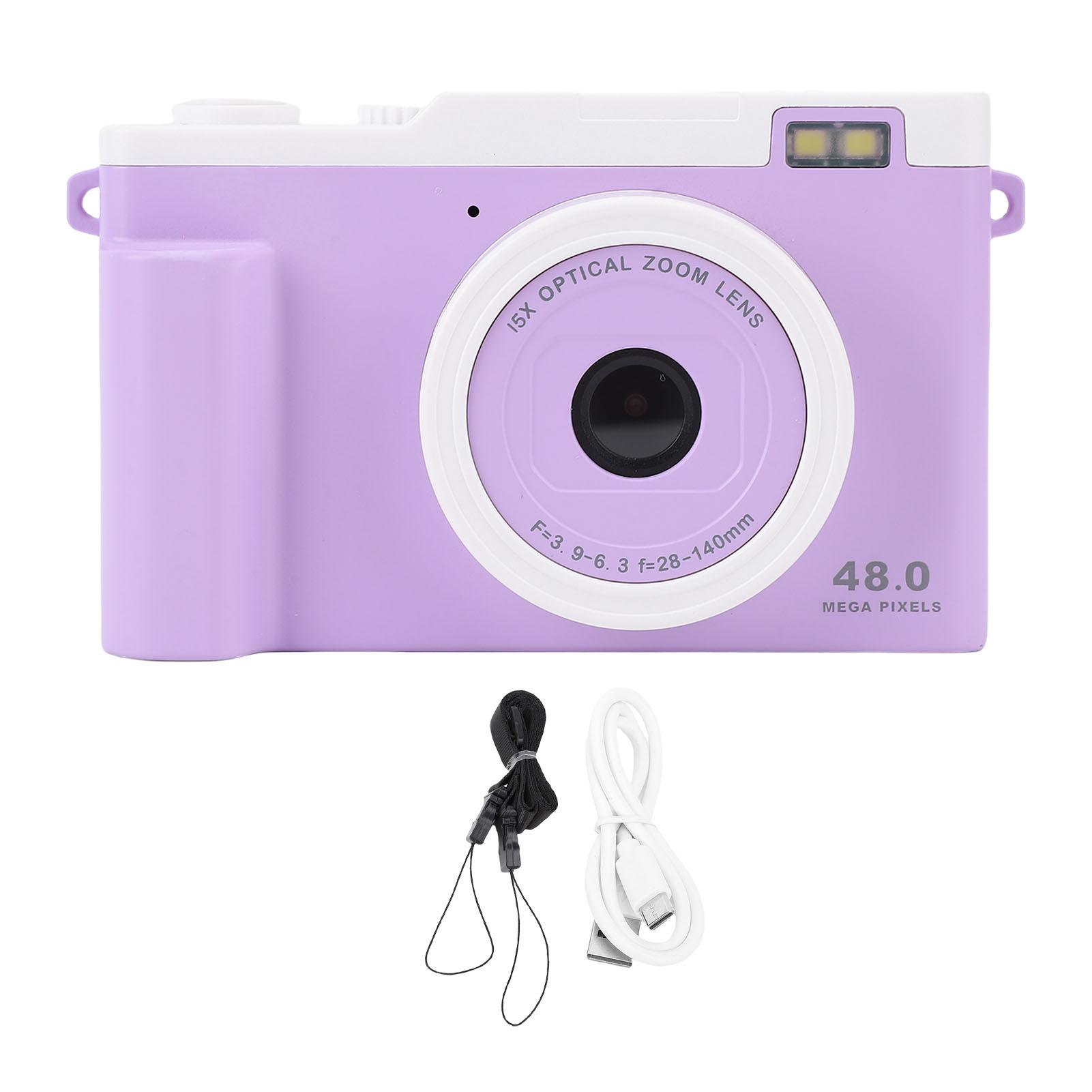 1080P 48MP HD Dual Camera Portable Digital Camera with 15x Optical Zoom LED Flash WiFi Transfer чорний
1080P 48MP HD Dual Camera Portable Digital Camera with 15x Optical Zoom LED Flash WiFi Transfer чорний