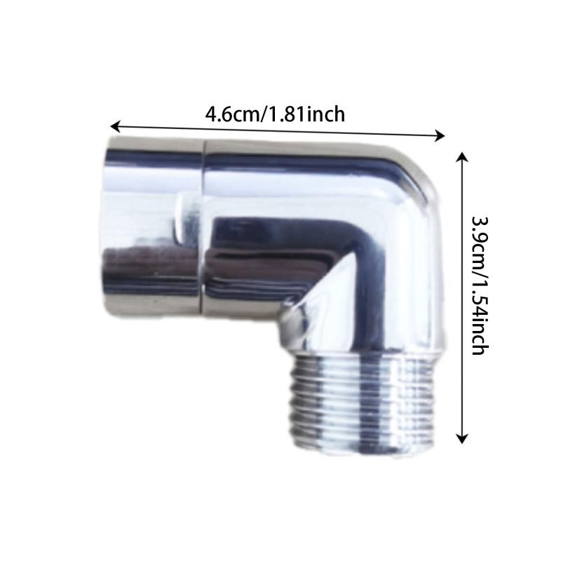 Shower Head Elbow Adapter Shower Top Spray Elbow Chrome Angle Shower Head Connector Bathroom Accessories
Shower Head Elbow Adapter Shower Top Spray Elbow Chrome Angle Shower Head Connector Bathroom Accessories