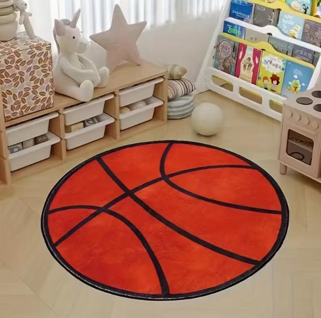 Basketball Themed Circular Area Mat Comfortable and Machine Washable Bedroom Living Room Game Room Decoration Bedroom Carpet 80cm x 80cm
Basketball Themed Circular Area Mat Comfortable and Machine Washable Bedroom Living Room Game Room Decoration Bedroom Carpet 80cm x 80cm