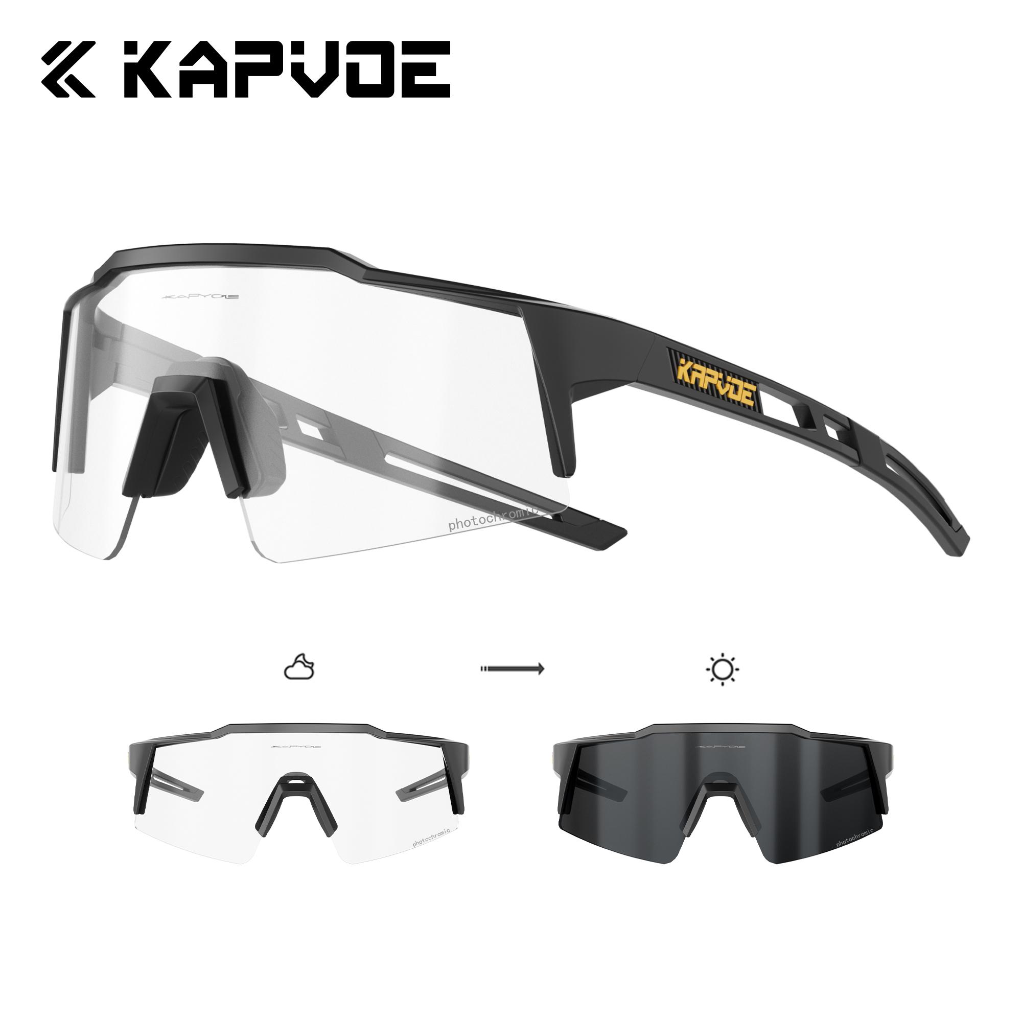 Kapvoe Gold Photochromic Cycling Sunglasses for Men Glasses Fashion Mountain Bicycle Speed Cool Goggles Eyewear Sports MTB Bike Photochromic 1LENS
Kapvoe Gold Photochromic Cycling Sunglasses for Men Glasses Fashion Mountain Bicycle Speed Cool Goggles Eyewear Sports MTB Bike Photochromic 1LENS