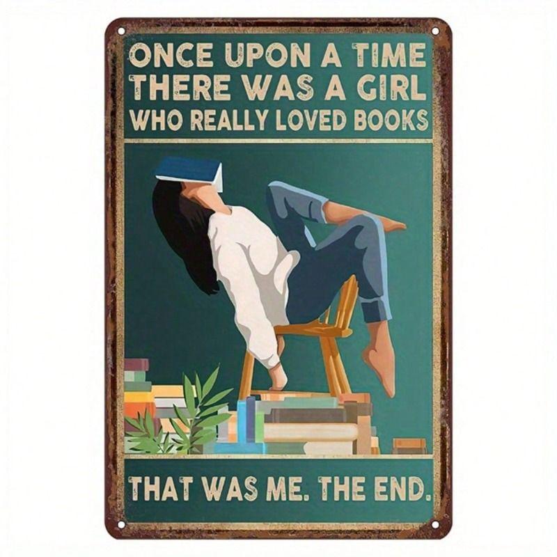 Vintage Library Metal Poster, Retro Wall Decor for Home Bar Cafe Garage
Vintage Library Metal Poster, Retro Wall Decor for Home Bar Cafe Garage
