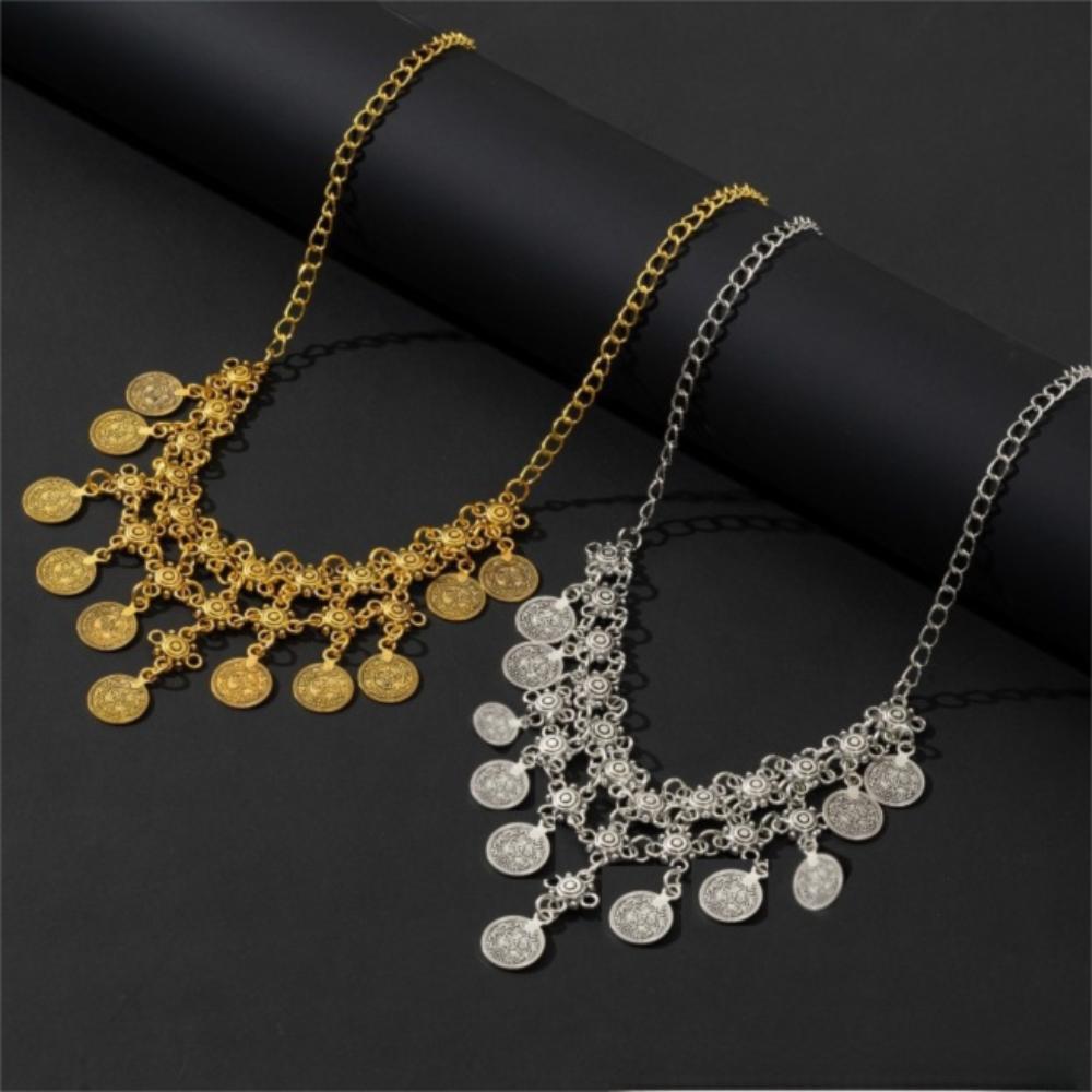 Bohemian Style Coin Necklace Versatile Ethnic Charms Necklace Tassel Necklace For Women золотий
Bohemian Style Coin Necklace Versatile Ethnic Charms Necklace Tassel Necklace For Women золотий