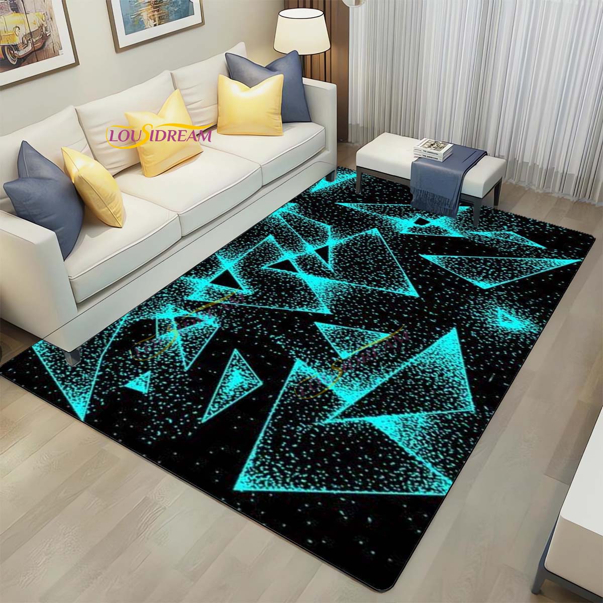 Темні неонові вогні Килимки Геометричний килимок Play Home Gaming Room Decor Килими для вітальні Спальня Підлітки Класні килимки Килимок для кіберспорту 40cm x 60cm
Темні неонові вогні Килимки Геометричний килимок Play Home Gaming Room Decor Килими для вітальні Спальня Підлітки Класні килимки Килимок для кіберспорту 40cm x 60cm