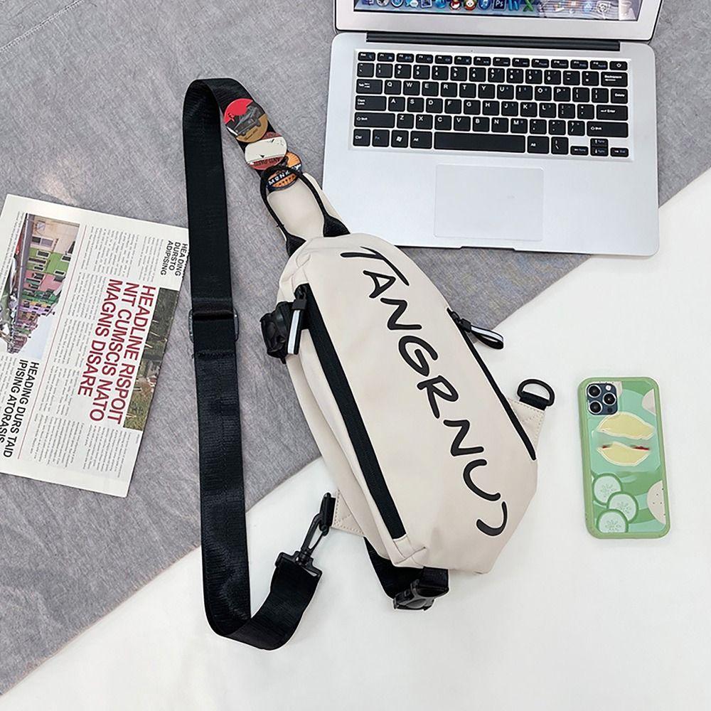 Multi Functional Waistpack Casual Letter Printed Oxford Fanny Pack Large Capacity Crossbody Bag Sports Outdoor білий
Multi Functional Waistpack Casual Letter Printed Oxford Fanny Pack Large Capacity Crossbody Bag Sports Outdoor білий