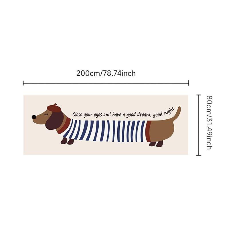 Dachshund Dog Pattern Plush Area Mat, High Pile Fluffy Rectangle Mat for Bedroom, Festive for Christmas, Hanukkah, Graduation, Rugs for Bedroom 80x200cm
Dachshund Dog Pattern Plush Area Mat, High Pile Fluffy Rectangle Mat for Bedroom, Festive for Christmas, Hanukkah, Graduation, Rugs for Bedroom 80x200cm