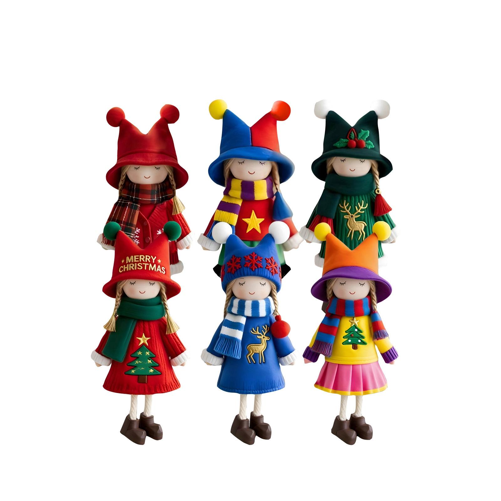 6pcs Christmas Colorful Doll Tree Decor Pendant Multifunction 2D Wooden Durable Material Christmas Snowman Props Winter Decors 6pcs
6pcs Christmas Colorful Doll Tree Decor Pendant Multifunction 2D Wooden Durable Material Christmas Snowman Props Winter Decors 6pcs