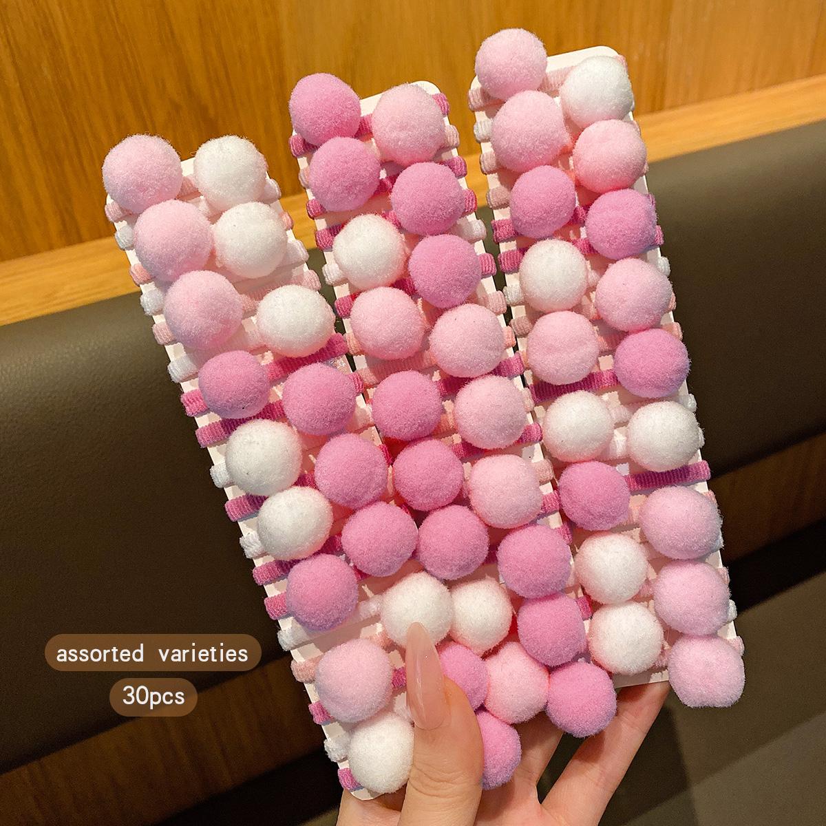 30 furry balls, rubber bands, sweet and cute hair accessories suitable for daily use
30 furry balls, rubber bands, sweet and cute hair accessories suitable for daily use