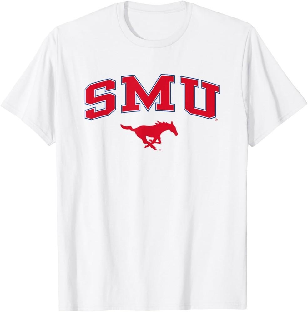 SMU Mustangs Arch Over White Officially Licensed T-Shirt 4XL
SMU Mustangs Arch Over White Officially Licensed T-Shirt 4XL