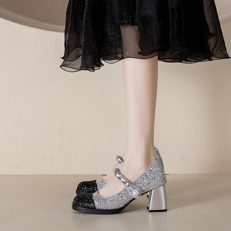 Ретро туфли Мэри Джейн на толстом каблуке, маленький ароматный стиль, сочетание цветов, лакированная кожа, жемчуг, толстый каблук, одинарные туфли, туфли на высоком каблуке, женские 40
Ретро туфли Мэри Джейн на толстом каблуке, маленький ароматный стиль, сочетание цветов, лакированная кожа, жемчуг, толстый каблук, одинарные туфли, туфли на высоком каблуке, женские 40