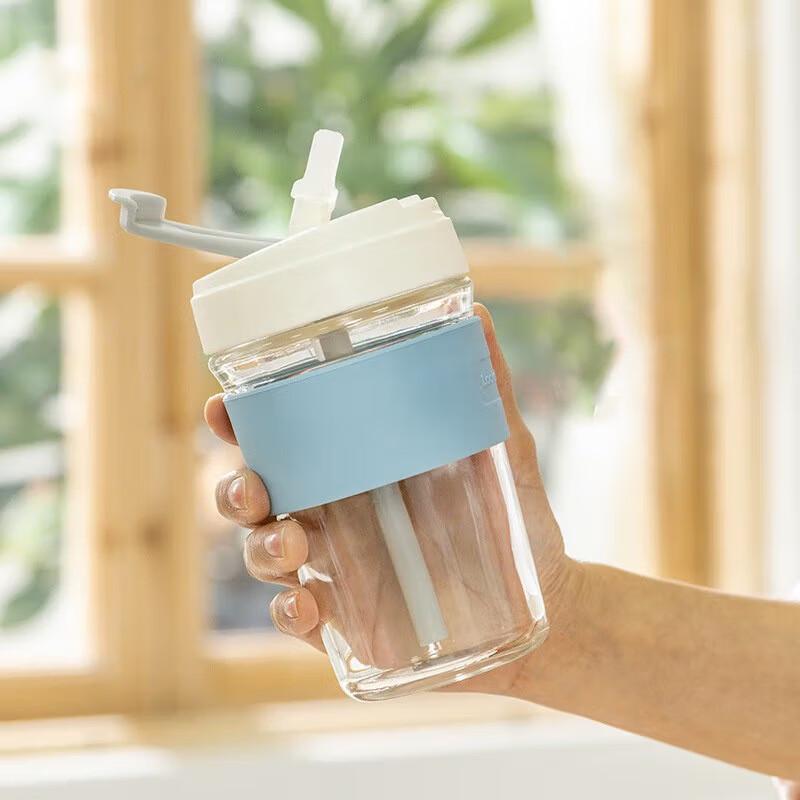 LOCK&LOCK LLG964 Glass Coffee Cup with Straw, 460ML
LOCK&LOCK LLG964 Glass Coffee Cup with Straw, 460ML