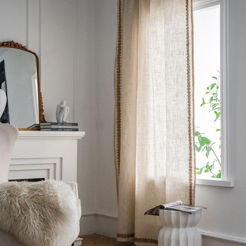 Однотонная кружевная занавеска из хлопка и льна, полузатеняющая, затемняющая, для эркерного окна, для дома, гостиной, тканая, встроенная, крючки 140x160cm&Grommets Top
Однотонная кружевная занавеска из хлопка и льна, полузатеняющая, затемняющая, для эркерного окна, для дома, гостиной, тканая, встроенная, крючки 140x160cm&Grommets Top