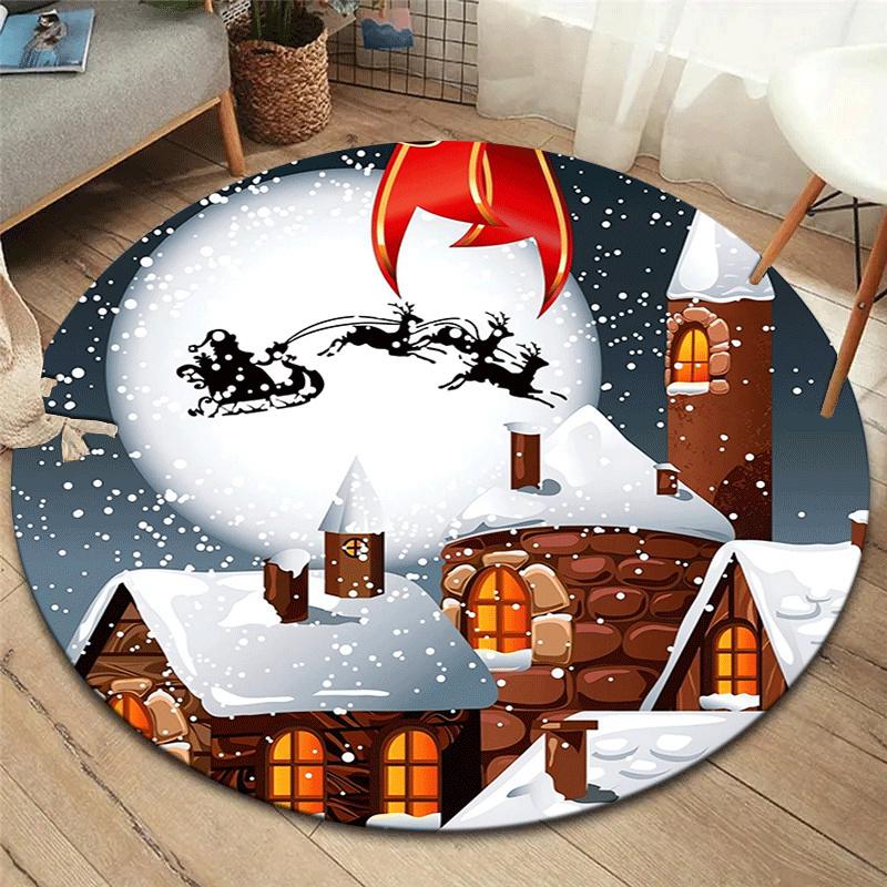 1pc Soft, Absorbent & Non-Slip Santa Claus Delivering Gifts Round Rug, Perfect for Entryway, Living Room, Bedroom Decor, Machine Washable Fl 80cm by 80cm
1pc Soft, Absorbent & Non-Slip Santa Claus Delivering Gifts Round Rug, Perfect for Entryway, Living Room, Bedroom Decor, Machine Washable Fl 80cm by 80cm