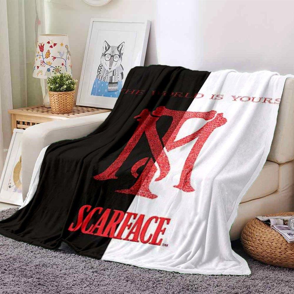 1pc Scarface-Inspired Flannel Blanket - Soft Cozy All-Season Throw for Bedroom, Sofa, Camping, Travel - Perfect Gift for Movie FansB15 80cmx120cm(31inx47in)
1pc Scarface-Inspired Flannel Blanket - Soft Cozy All-Season Throw for Bedroom, Sofa, Camping, Travel - Perfect Gift for Movie FansB15 80cmx120cm(31inx47in)