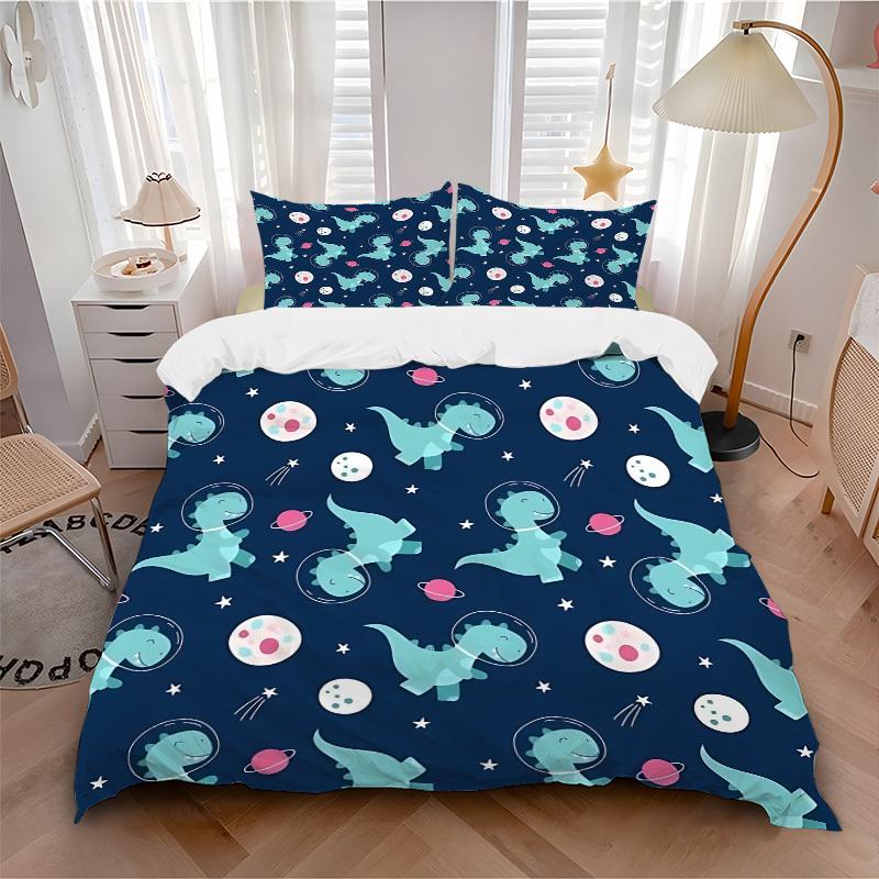 3pcs DinoSpace Soft Comfortable Bedding set, For Bedroom, Guest Room And Dorm, All - Season Use, High-Definition Printing161 135x200cm
3pcs DinoSpace Soft Comfortable Bedding set, For Bedroom, Guest Room And Dorm, All - Season Use, High-Definition Printing161 135x200cm
