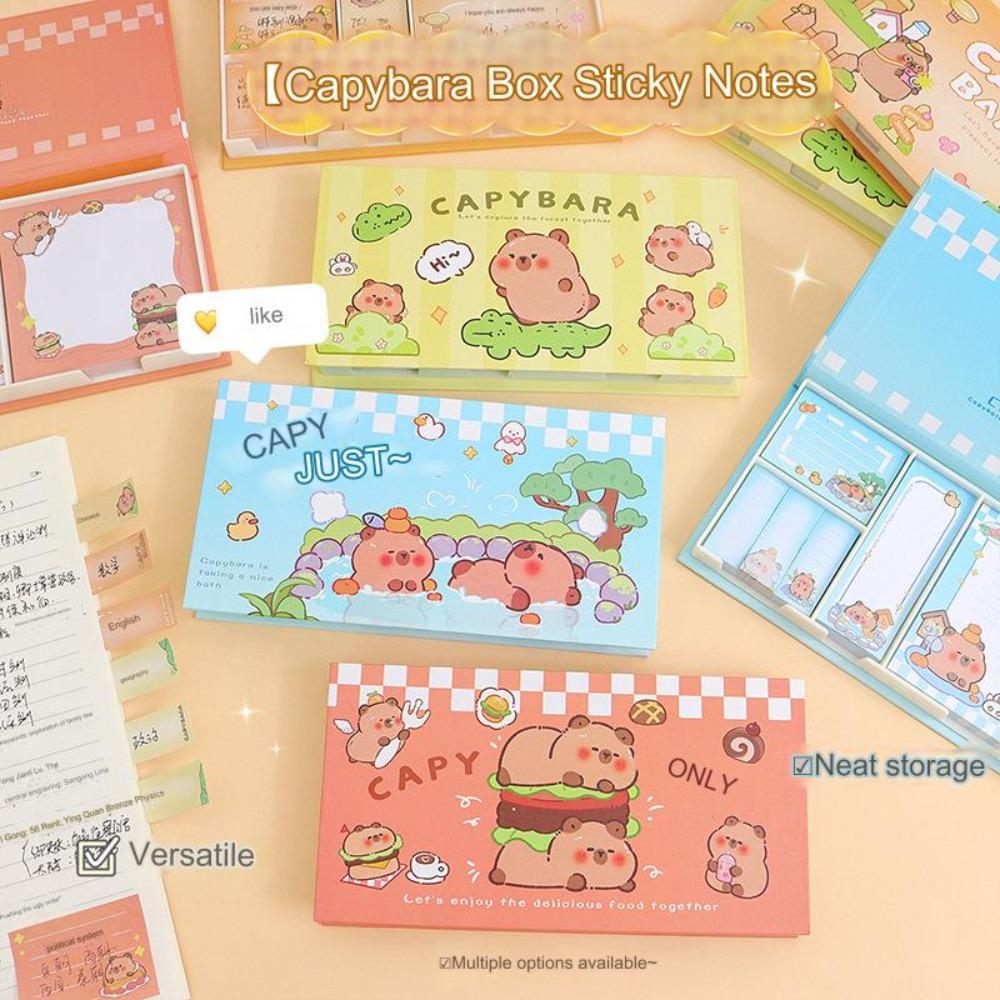 480Sheets/Box Creative Capybara Sticky Notes Cartoon Adhesive Memo Pads School Office Bath
480Sheets/Box Creative Capybara Sticky Notes Cartoon Adhesive Memo Pads School Office Bath
