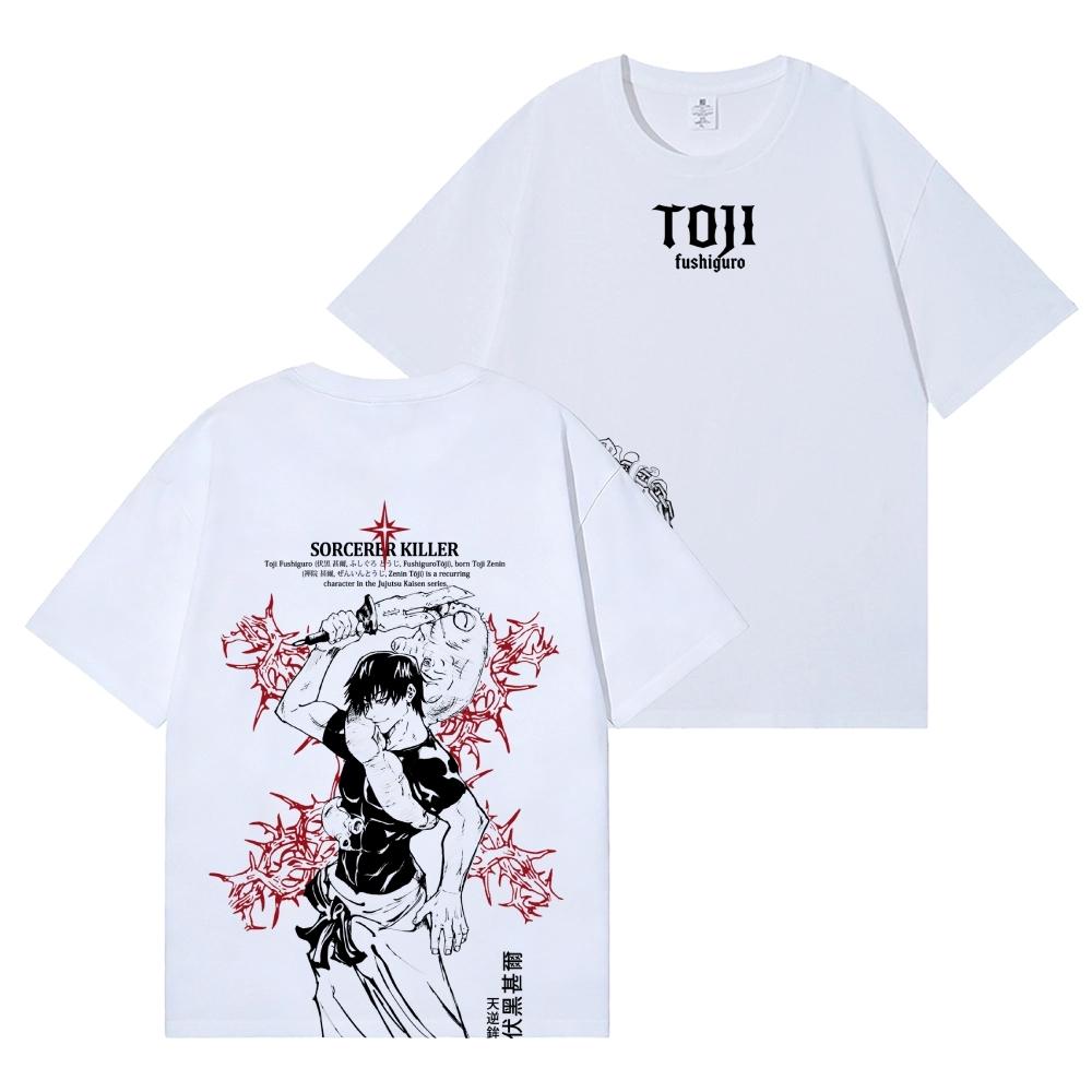 Toji Jujutsu Kaisen Back Art Cotton Tee High-quality Streetwear T-shirts Suitable for Both Men and Women T-shirt S
Toji Jujutsu Kaisen Back Art Cotton Tee High-quality Streetwear T-shirts Suitable for Both Men and Women T-shirt S