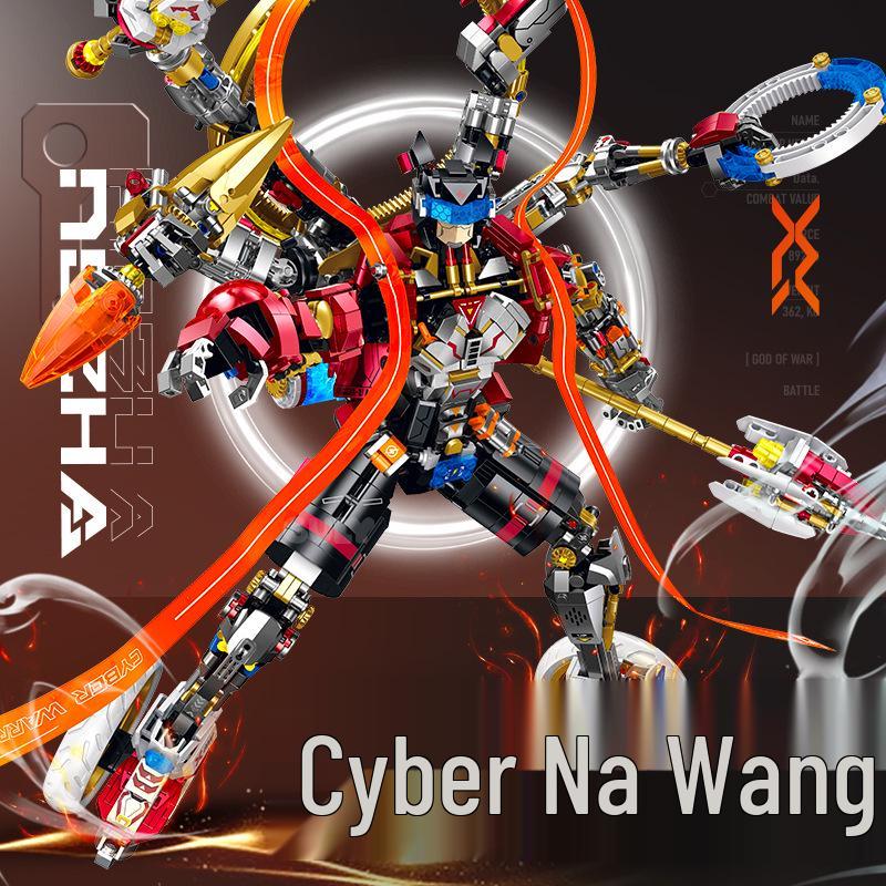 Гу Ли 80502-4 Трансформирующийся Меха: Кибер Сунь Укун и Нэчжа Высокосложный Сборный Конструктор Игрушка.
Гу Ли 80502-4 Трансформирующийся Меха: Кибер Сунь Укун и Нэчжа Высокосложный Сборный Конструктор Игрушка.