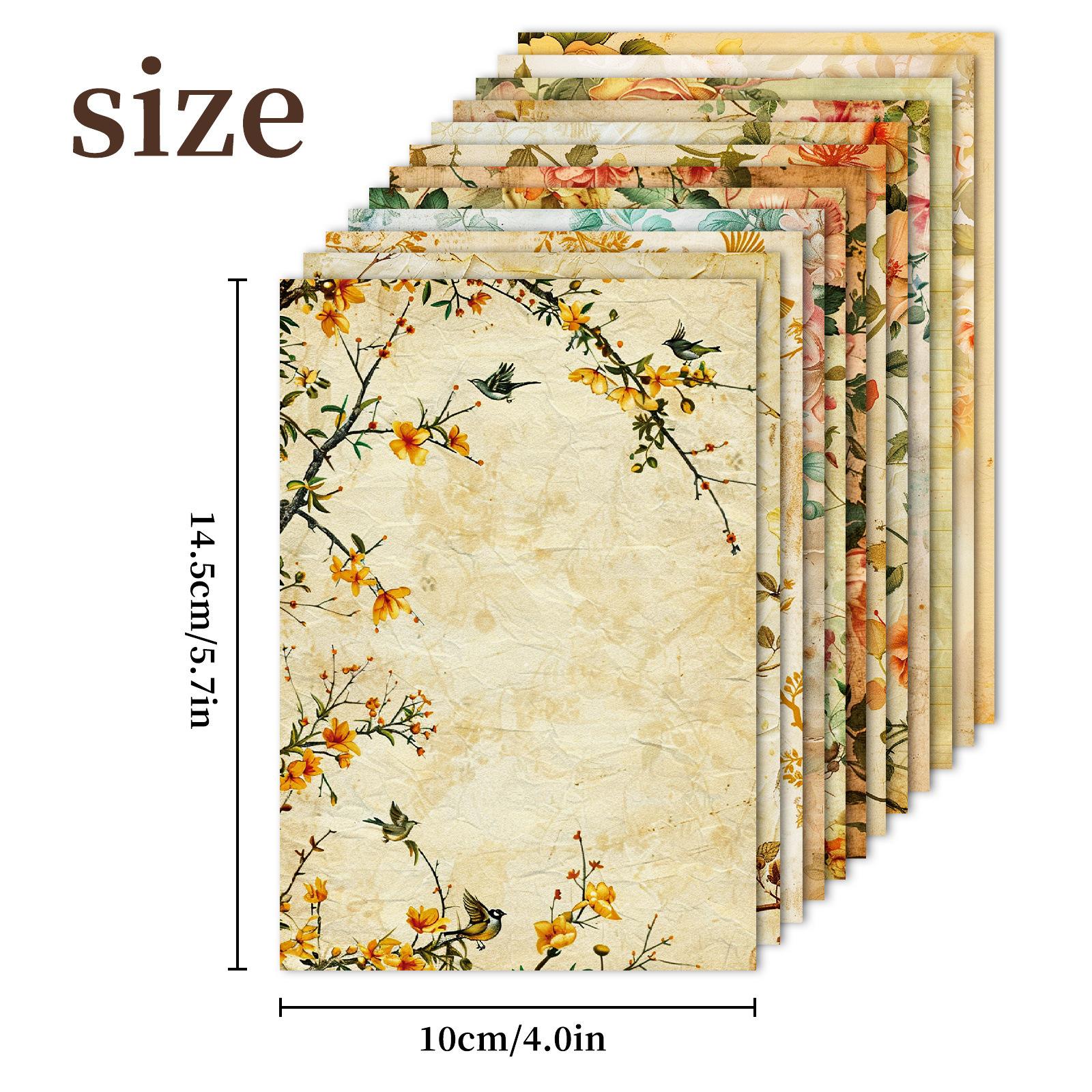 12 Sheets/Pack Retro Smudged Flowers Flower And Bird Painting Material Paper Old Writable Diy Hand Account Decorative Background
12 Sheets/Pack Retro Smudged Flowers Flower And Bird Painting Material Paper Old Writable Diy Hand Account Decorative Background