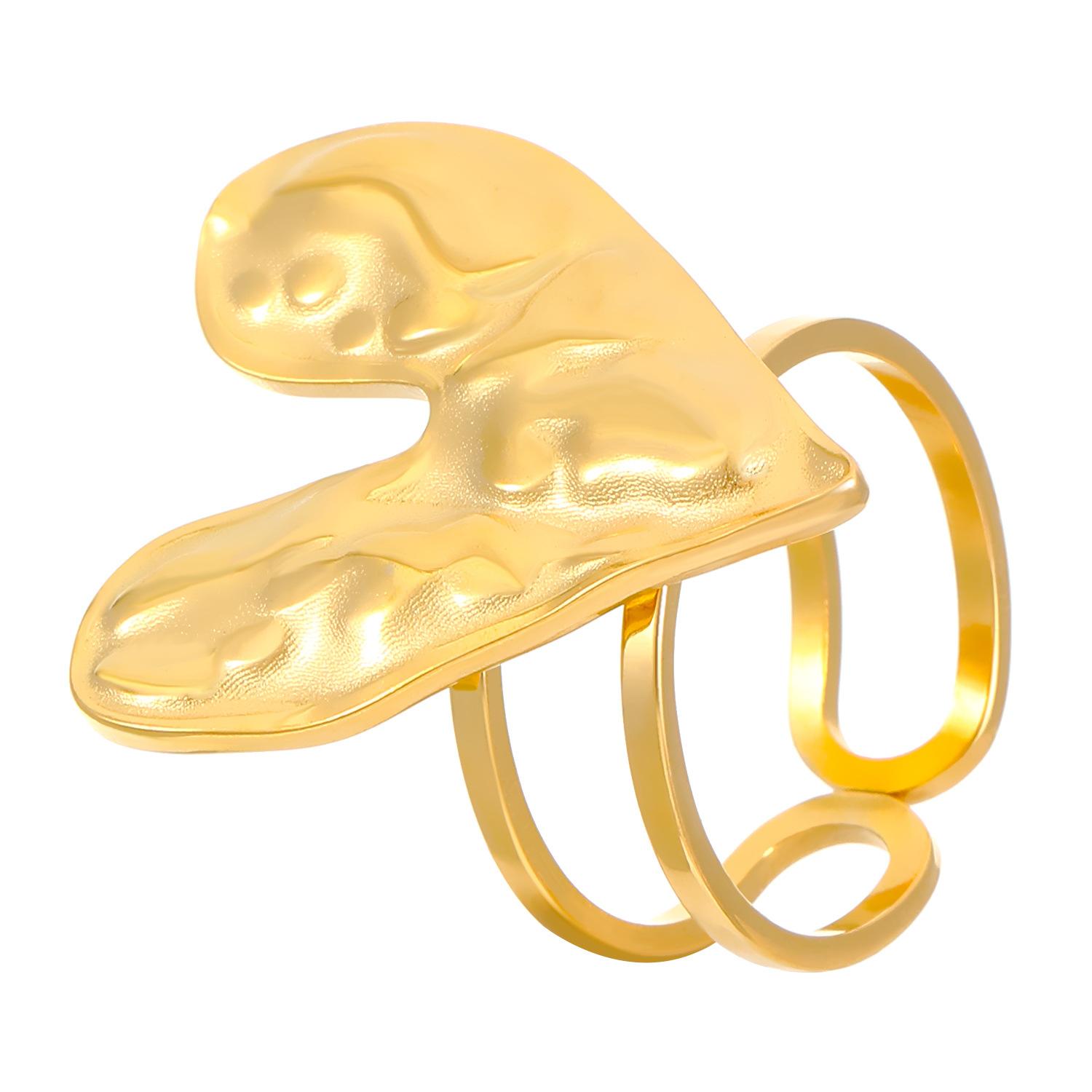 Высококачественная модная нишевая личность ретро темперамент ювелирные изделия, нержавеющая сталь с покрытием 18К золота литье круглое геометрическое кольцо
Высококачественная модная нишевая личность ретро темперамент ювелирные изделия, нержавеющая сталь с покрытием 18К золота литье круглое геометрическое кольцо