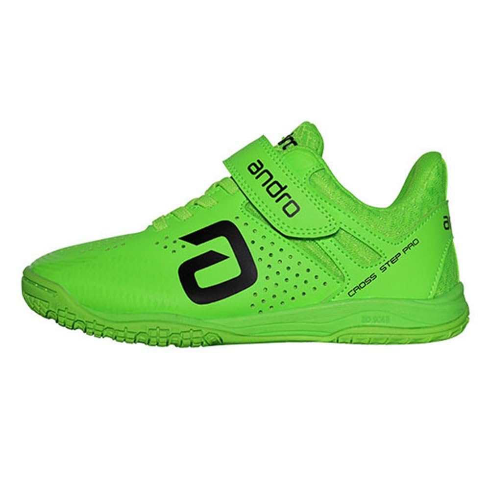 Andro Cross Step Pro JR. Table Tennis Shoes, Neon Green, Kids, Size 20.5 cm
Andro Cross Step Pro JR. Table Tennis Shoes, Neon Green, Kids, Size 20.5 cm