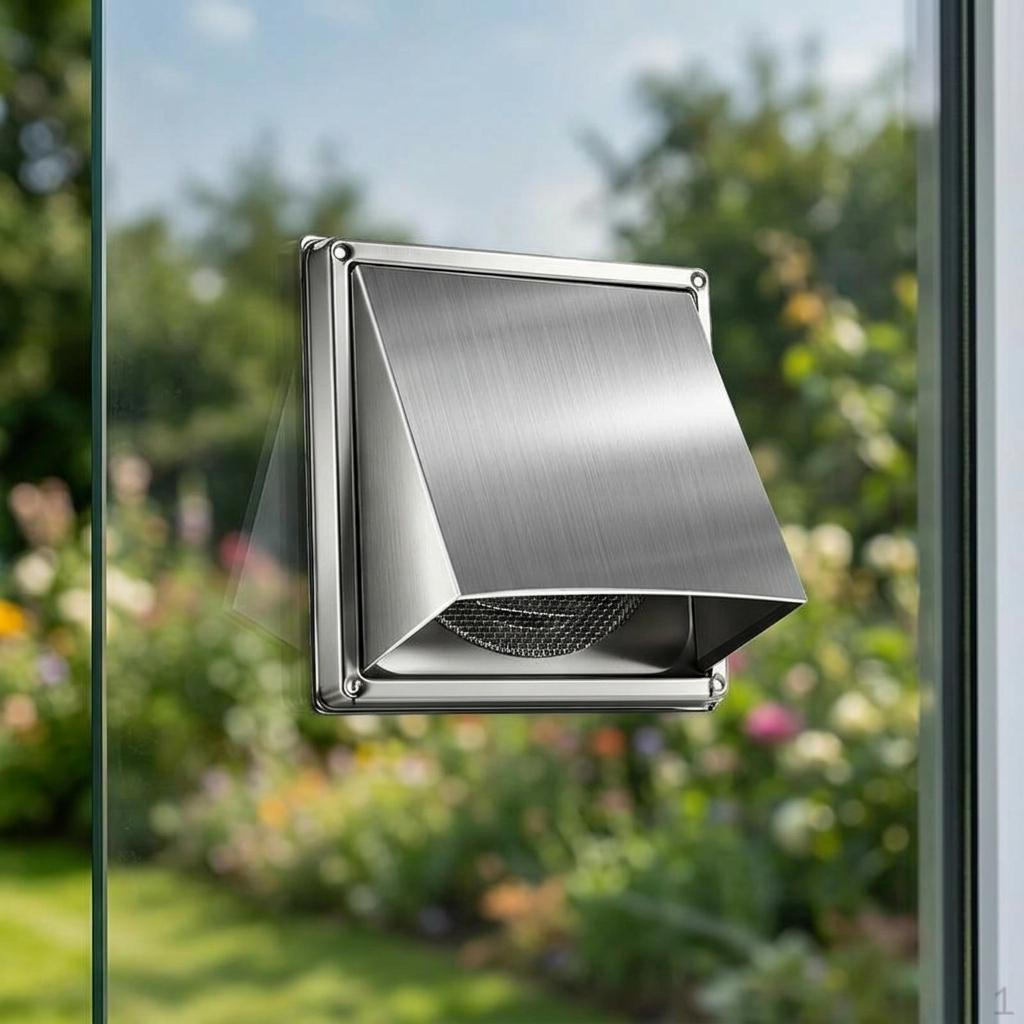 Air Extractor Fan Rainproof Cover Wall-Mounted Exhaust Grille Stainless Steel Duct Increased 18.5cmx12.2cm
Air Extractor Fan Rainproof Cover Wall-Mounted Exhaust Grille Stainless Steel Duct Increased 18.5cmx12.2cm