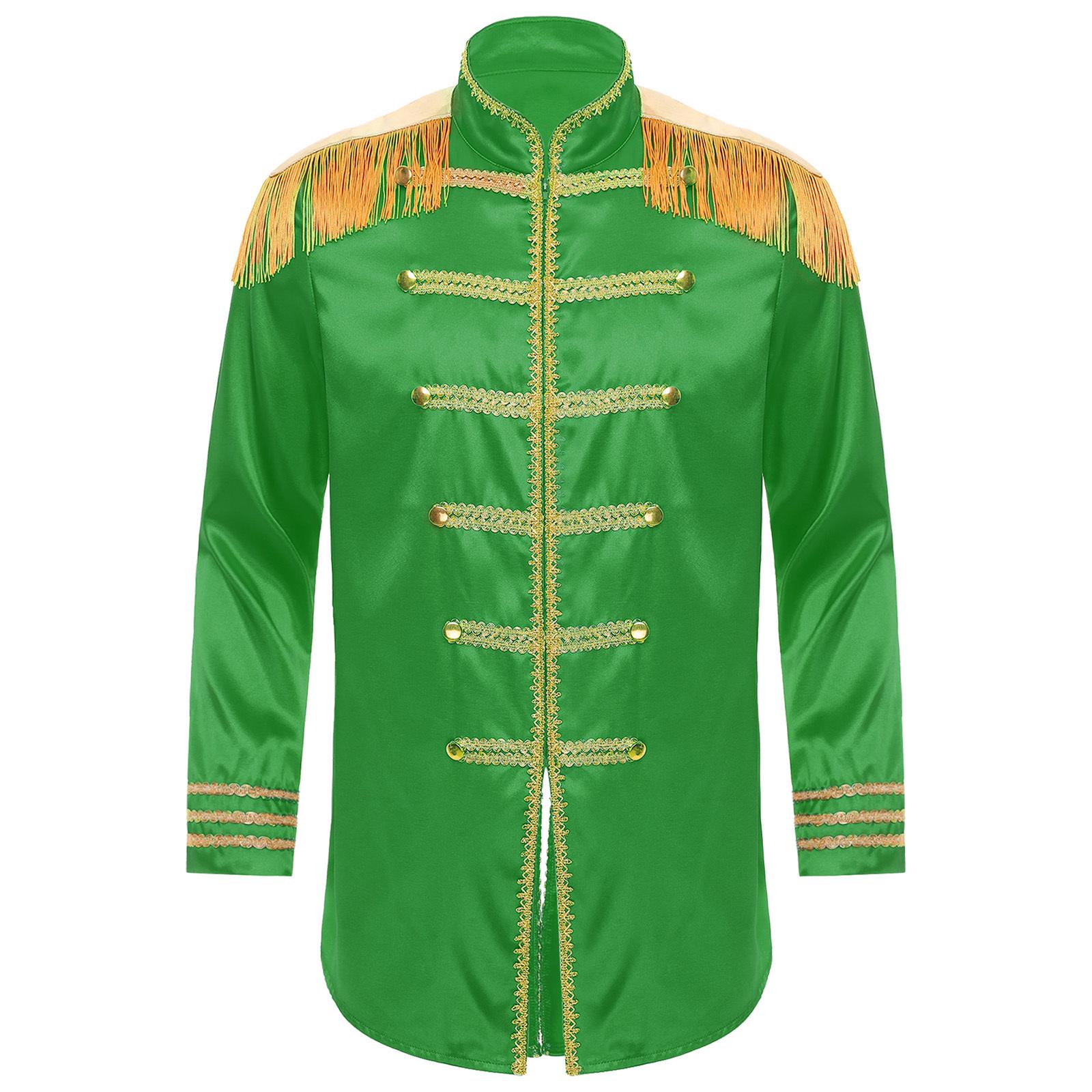 Чоловічий Хелловін Хіпі Середньовічний Довгий Верхній Одяг Китиці Наплічники Куртки на Блискавці спереду Косплей Костюми S зелений
Чоловічий Хелловін Хіпі Середньовічний Довгий Верхній Одяг Китиці Наплічники Куртки на Блискавці спереду Косплей Костюми S зелений