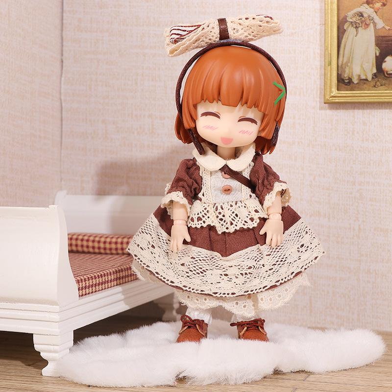 Halle Animation Кукла ob11 Кофейно-конфетный наряд, Подходит для 12-точечной BJD
Halle Animation Кукла ob11 Кофейно-конфетный наряд, Подходит для 12-точечной BJD