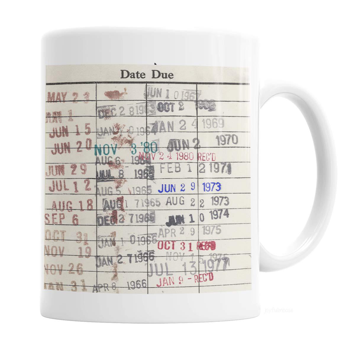 Library Due Date Card Library Admission Card Ceramic Coffee Mark Cup Tea Cup Book 301-400ml
Library Due Date Card Library Admission Card Ceramic Coffee Mark Cup Tea Cup Book 301-400ml