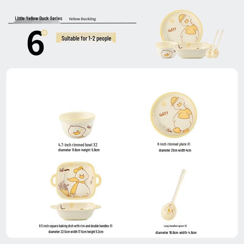 Wutuo Cute Cream Dinnerware Set
Wutuo Cute Cream Dinnerware Set