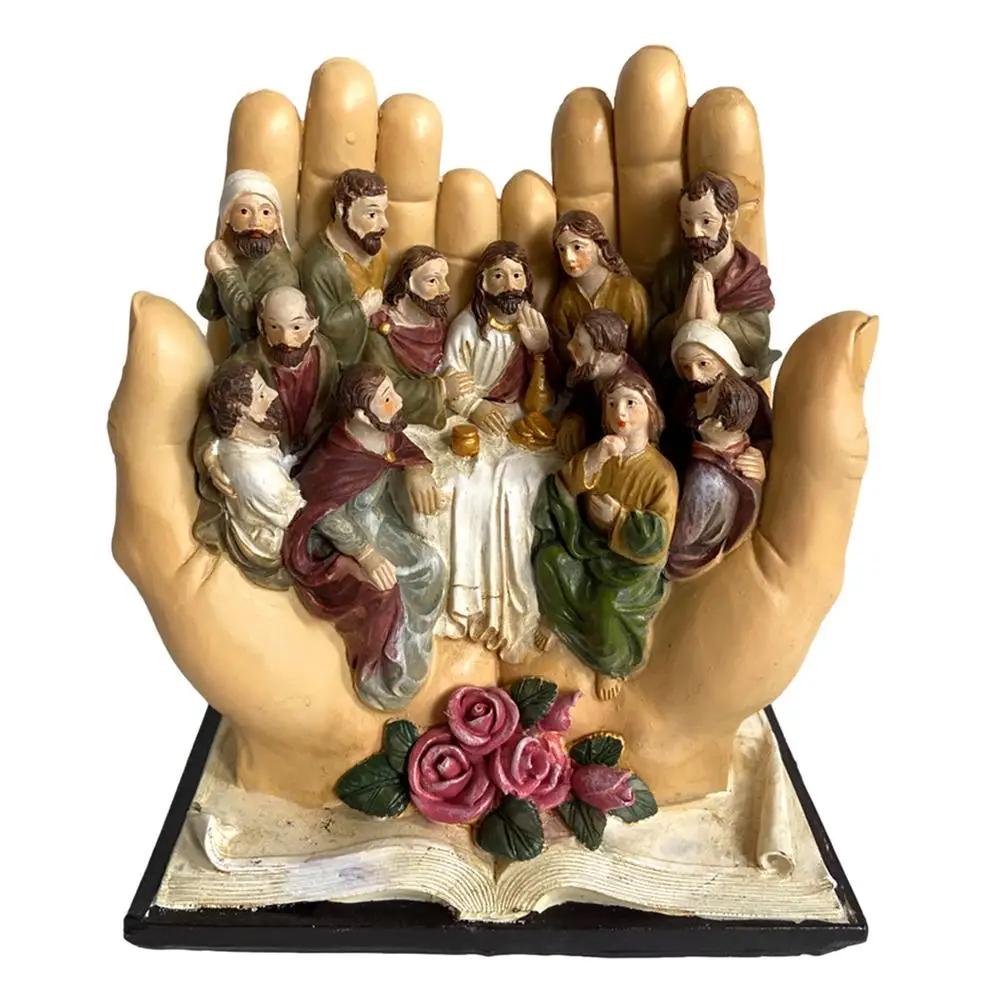 Last Supper Scene Statue Hand-Held Christian Religious Resin Crafts Diy Religious Resin Jesus Dinner Desktop Decoration Props One Size золотой
Last Supper Scene Statue Hand-Held Christian Religious Resin Crafts Diy Religious Resin Jesus Dinner Desktop Decoration Props One Size золотой