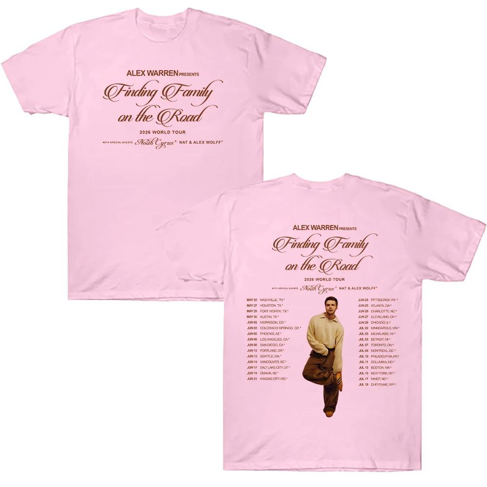 Alex Warren Finding Family on The Road 2026 Tour T-shirts Summer High Quality Cotton Breathable Tees Fashion Women Men Clothing XXXL
Alex Warren Finding Family on The Road 2026 Tour T-shirts Summer High Quality Cotton Breathable Tees Fashion Women Men Clothing XXXL