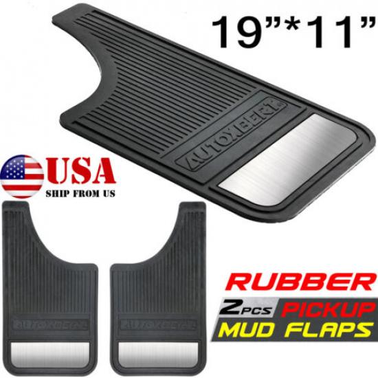 2pcs Rubber Mud Flaps Pickup Trucks Car Splash Guards W Night Reflector Car
2pcs Rubber Mud Flaps Pickup Trucks Car Splash Guards W Night Reflector Car