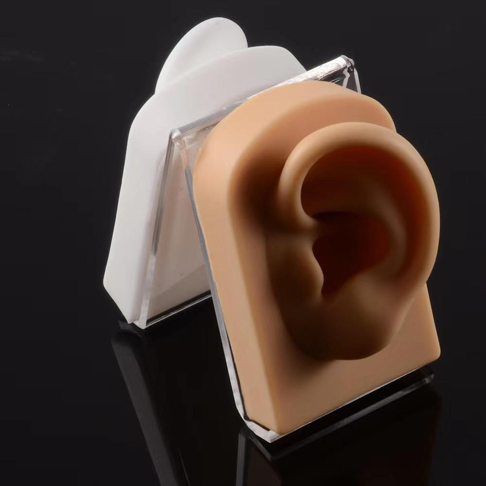 Soft Silicone Ear Model Lightweight Earrings Display Stand Human Ear Model Rack Girls Women White-Right
Soft Silicone Ear Model Lightweight Earrings Display Stand Human Ear Model Rack Girls Women White-Right