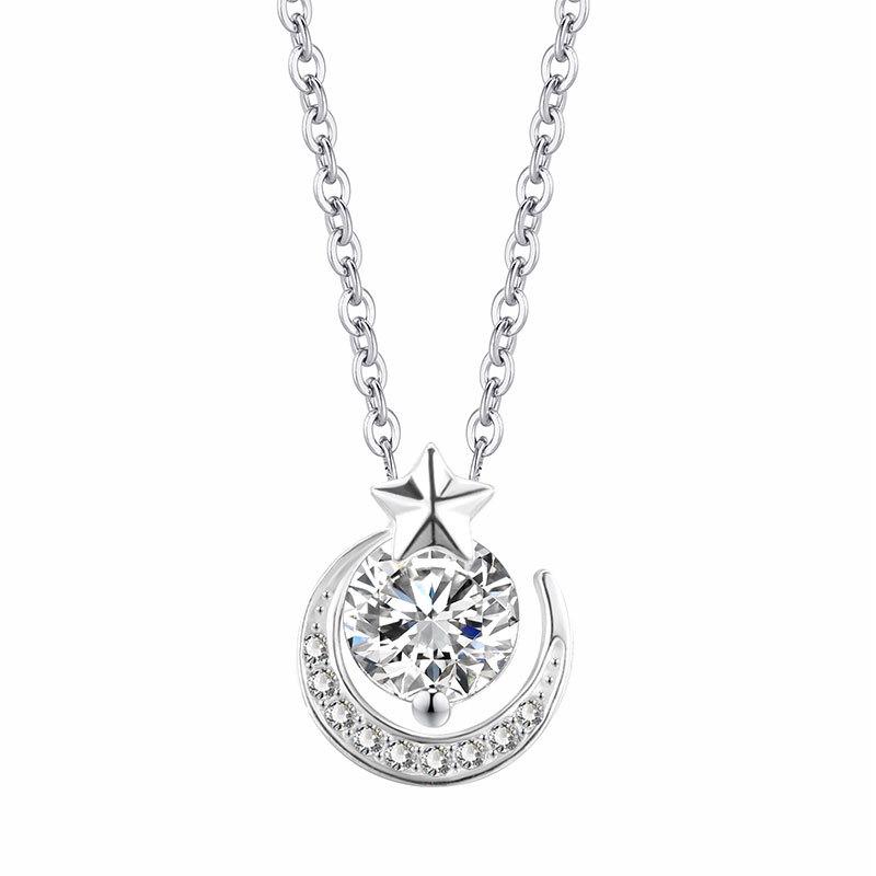 S999 Foot Silver Light Роскошная элегантность и уникальный дизайн Подвеска в виде луны Цепочка-воротник, сопровождающая звездное ожерелье из чистого серебра с луной Популярное Adjustable size серебряный
S999 Foot Silver Light Роскошная элегантность и уникальный дизайн Подвеска в виде луны Цепочка-воротник, сопровождающая звездное ожерелье из чистого серебра с луной Популярное Adjustable size серебряный