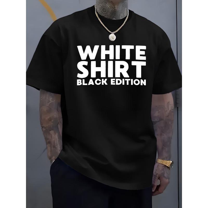 European Size Men s Vintage Workwear T-Shirt - Distressed Letter Print Soft Round Neck Short Sleeve Suitable for Tennis, Padel, Pet Owners 4XL чорний
European Size Men s Vintage Workwear T-Shirt - Distressed Letter Print Soft Round Neck Short Sleeve Suitable for Tennis, Padel, Pet Owners 4XL чорний
