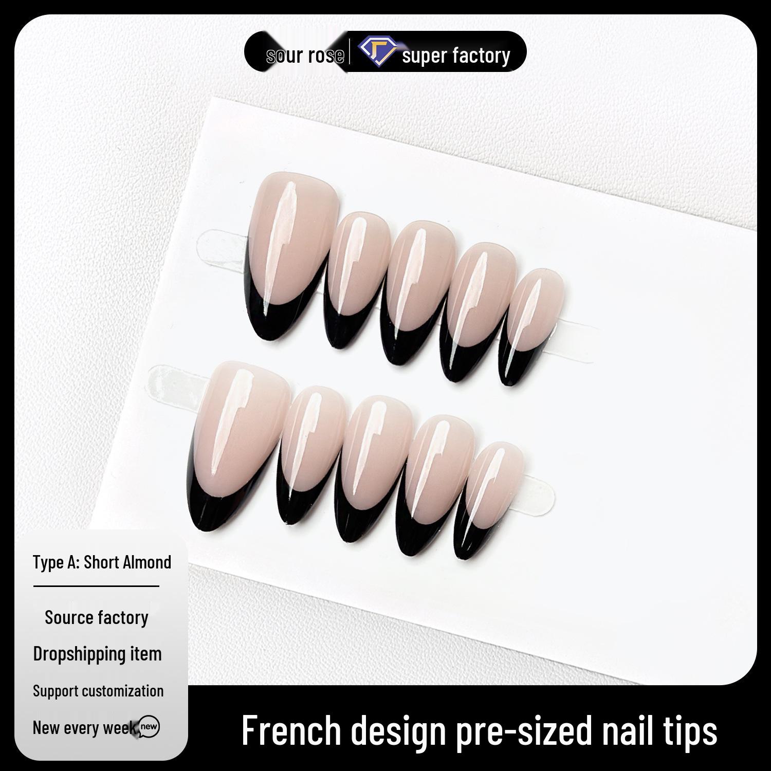 Jiaolong Almond French Dazzling Purple Aurora Wearable Nails - Cute, Advanced Manicure Design for Pure Desire Whitening.
Jiaolong Almond French Dazzling Purple Aurora Wearable Nails - Cute, Advanced Manicure Design for Pure Desire Whitening.